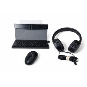 Home Office Computer Accessory Bundle Keyboard Mouse Headphones Tested Working